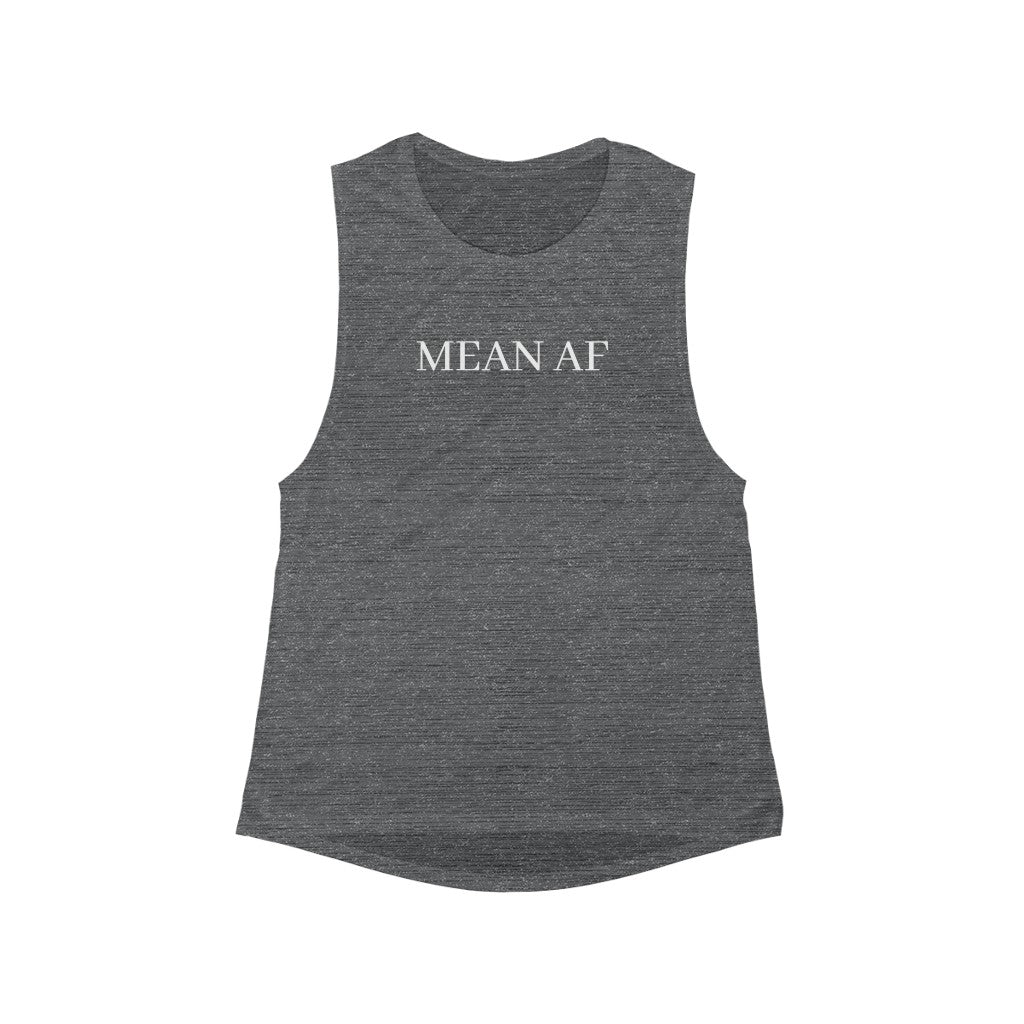 Mean AF Flowy Scoop Muscle Tank