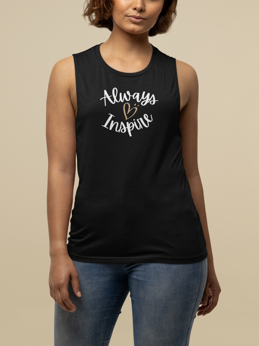 Always Inspire Flowy Scoop Muscle Tank