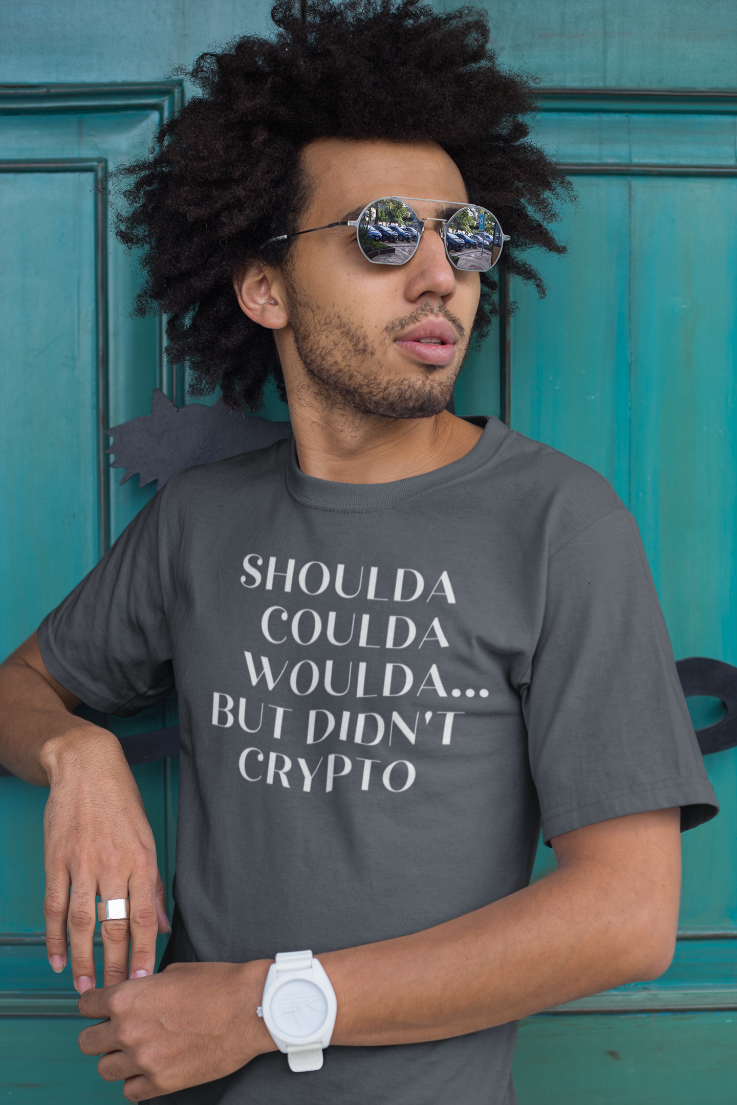 Shoulda Coulda Woulda But Didn't Crypto Unisex Short Sleeve Tee