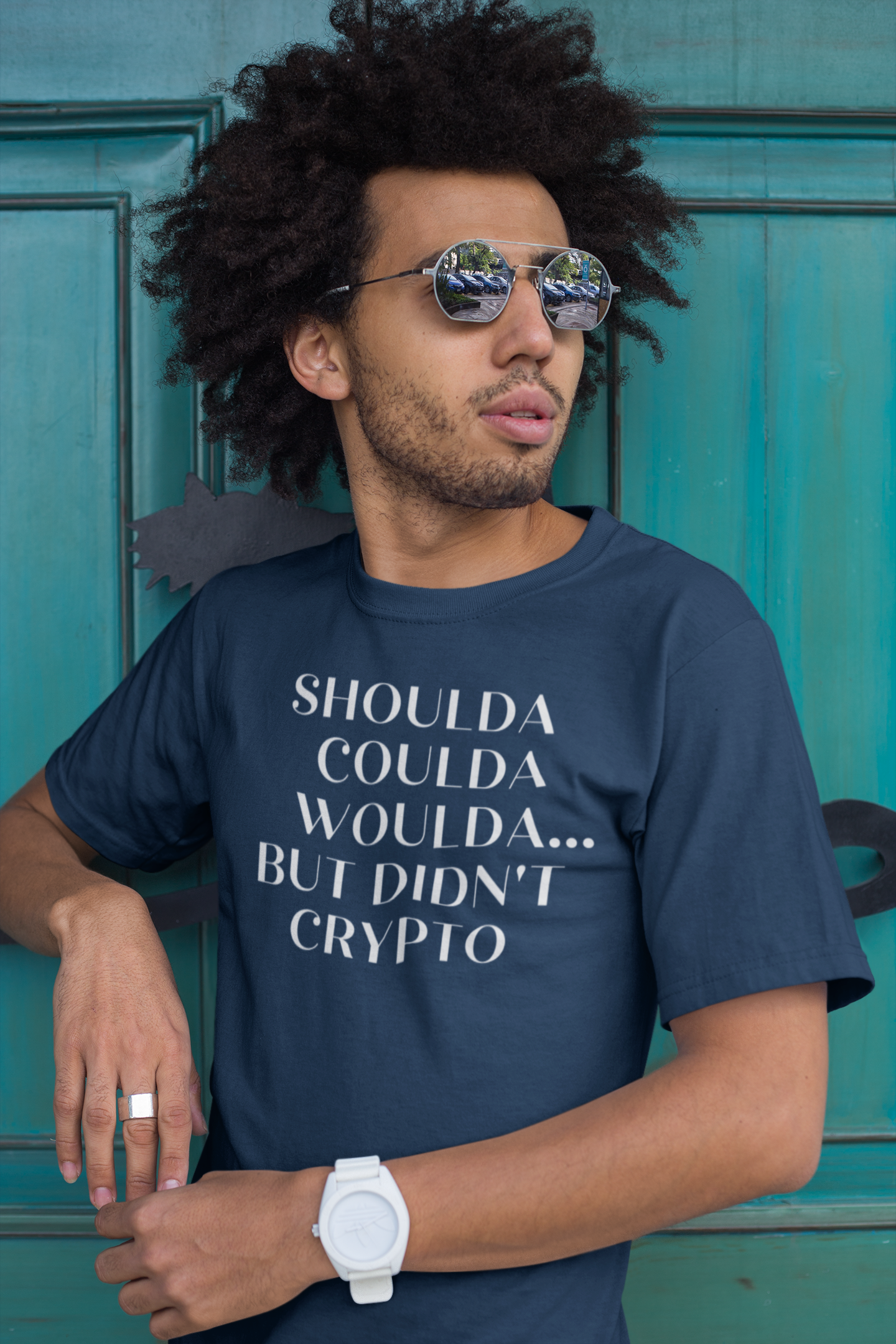 Shoulda Coulda Woulda But Didn't Crypto Unisex Short Sleeve Tee