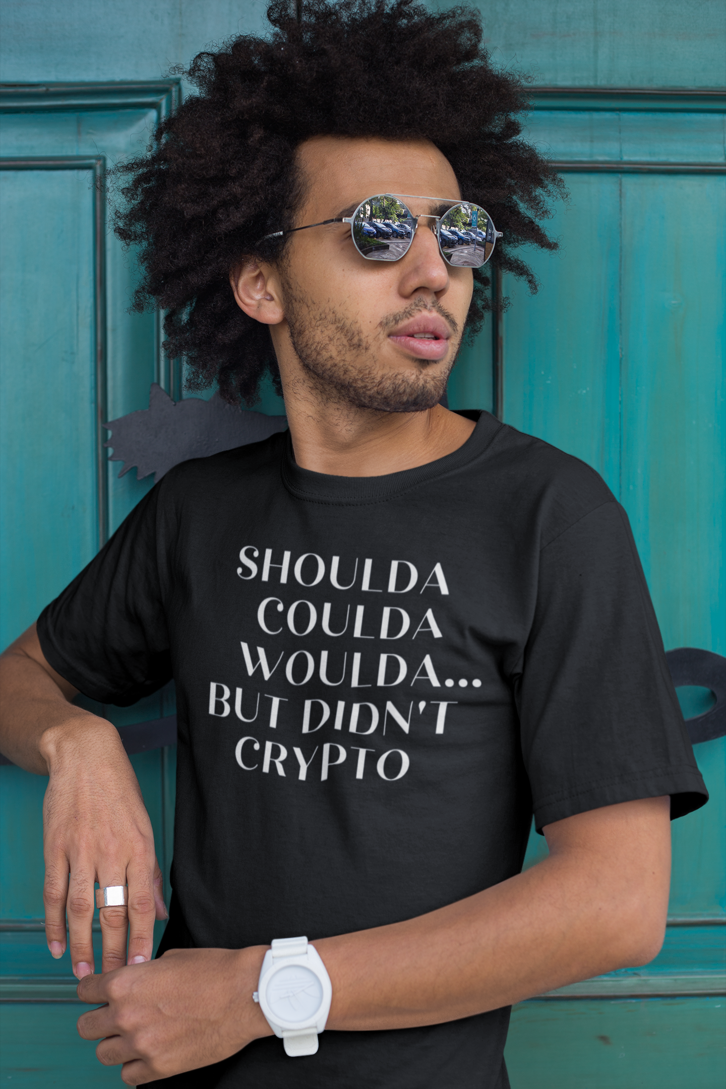 Shoulda Coulda Woulda But Didn't Crypto Unisex Short Sleeve Tee