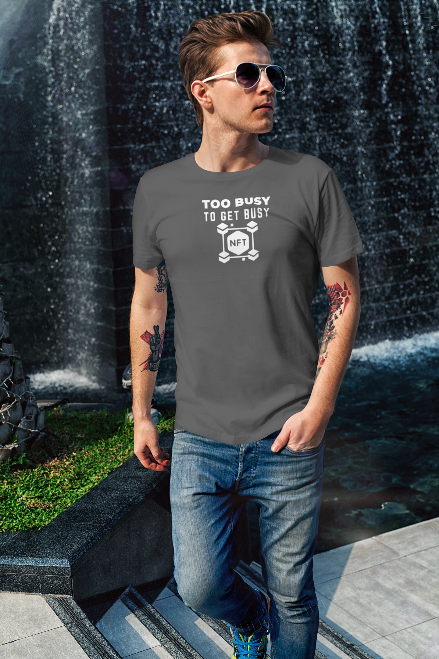 Too Busy To Get Busy Unisex Short Sleeve Tee